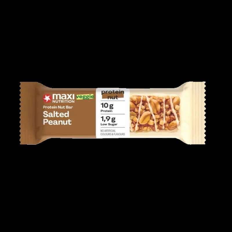 Baton proteic cu arahide Salted Peanut Maxi Nutrition