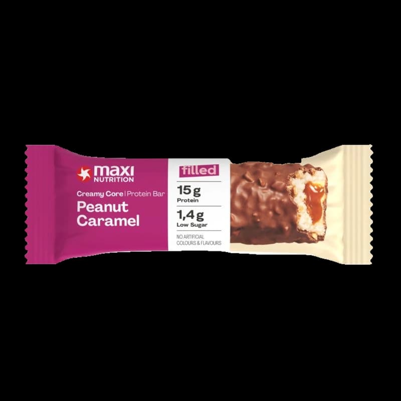 Baton Proteic Fără Zahăr Creamy Core Peanut Caramel Maxi Nutrition