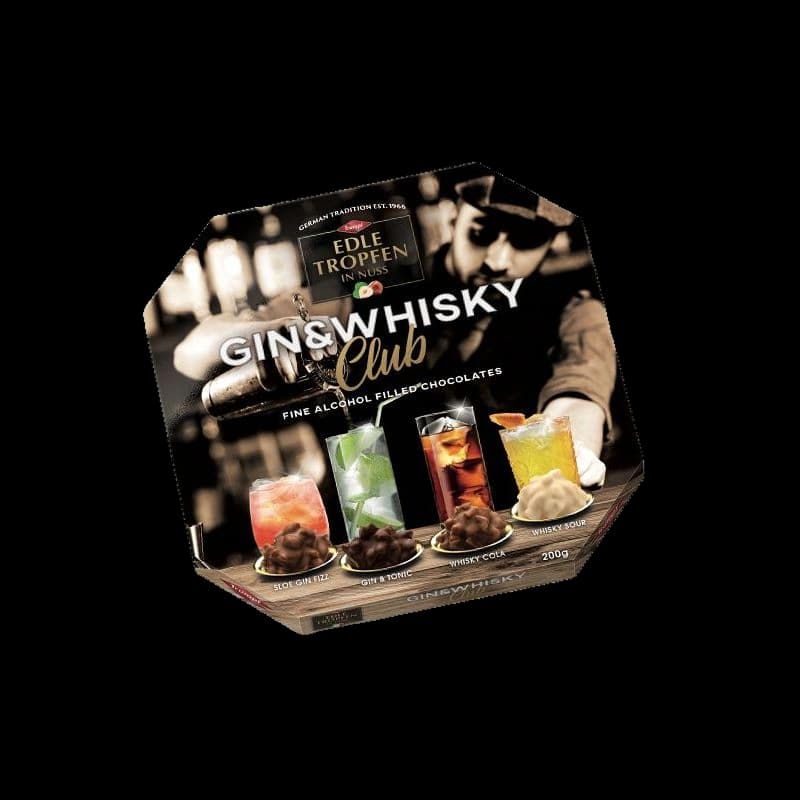 Praline cu alcool Gin & Whisky Club Edle Tropfen