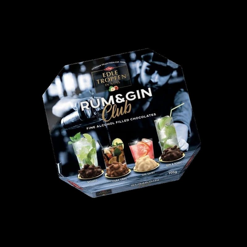 Praline cu alcool Rum & Gin Club Edle Tropfen