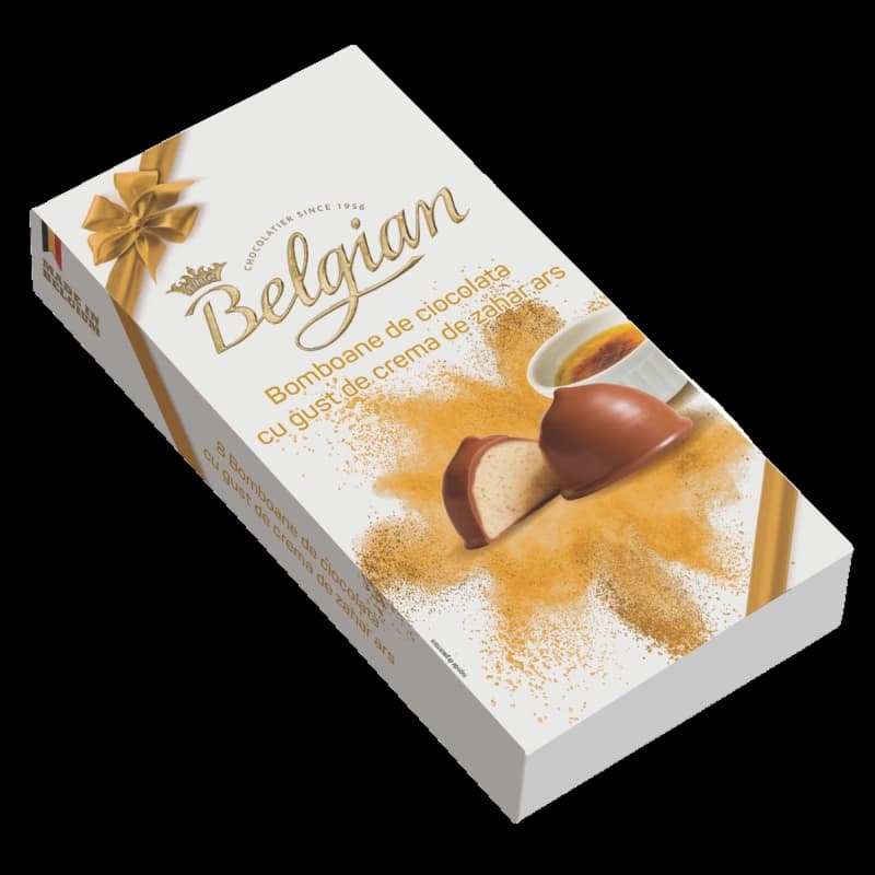 Praline cu aroma de creme brulee The Belgian