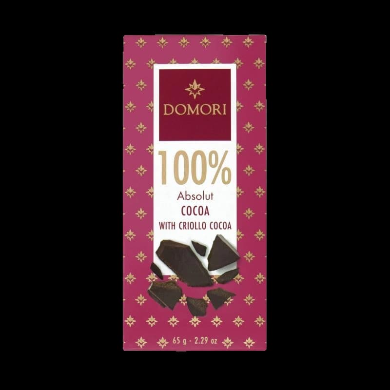 DOMORI Ciocolata Amaruie Premium 100% Cacao