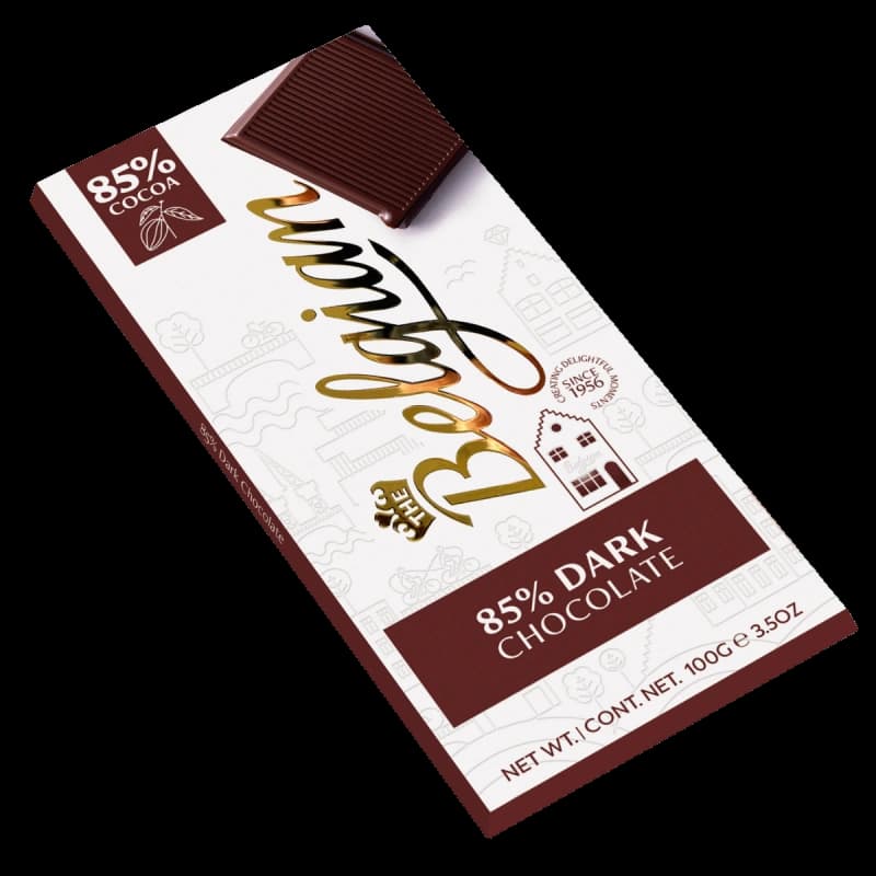 Ciocolată amăruie 85% cacao The Belgian