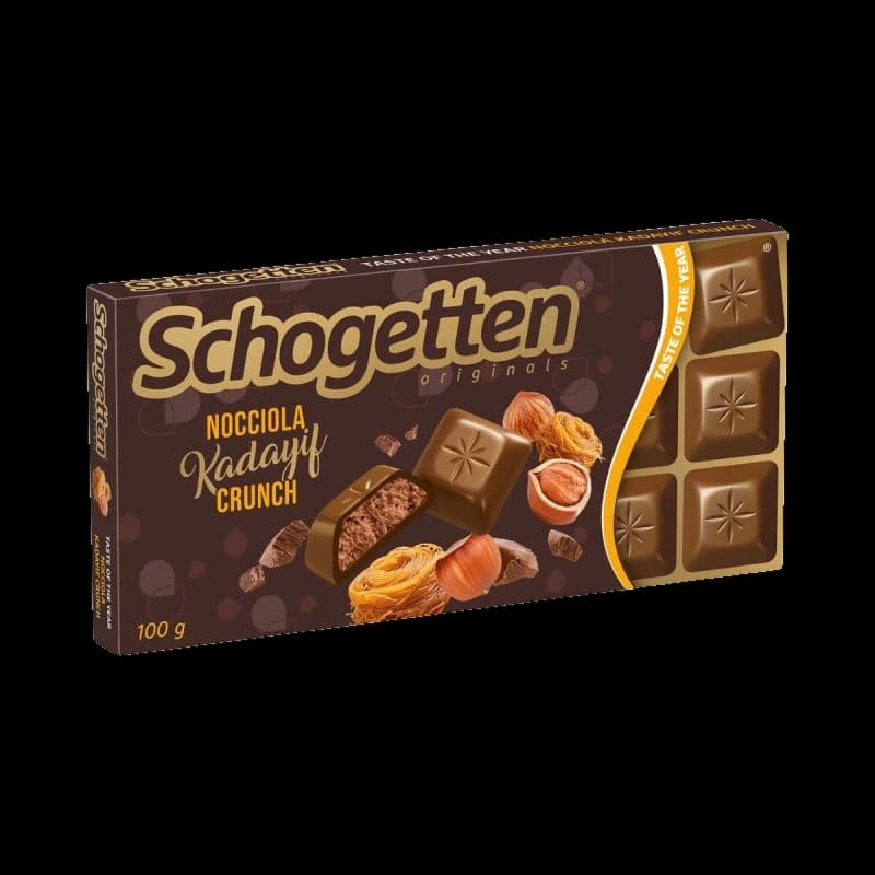 Ciocolata Schogetten Nocciola Kadayif Crunch 100g - Aroma Anului 2026