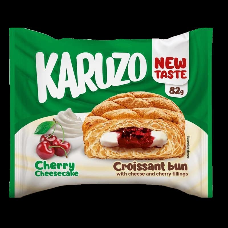 Croissant cu umplutură cherry cheesecake Karuzo