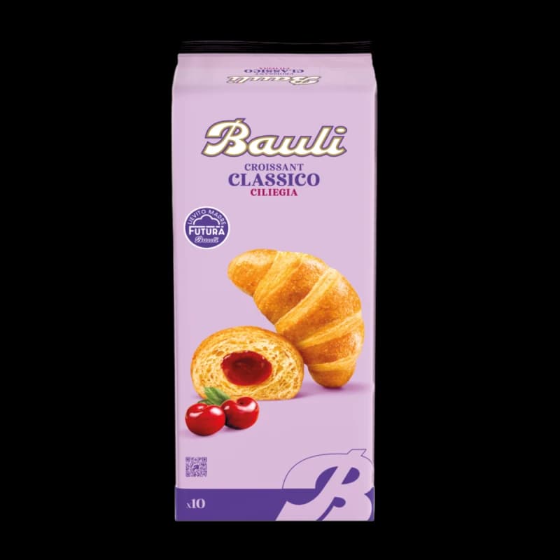 Croissant Bauli cu Umplutură de Cirese 10 pack