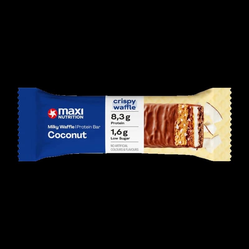 Napolitana Proteica fara Zahar Milky Coconut- Maxi Nutrition