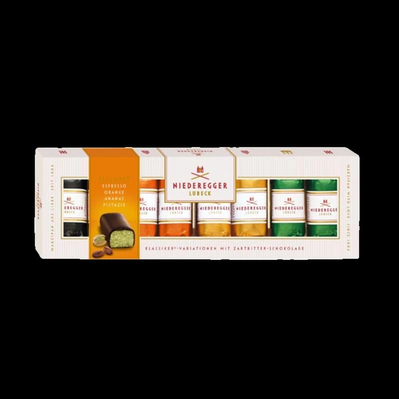 Praline asortate ciocolata amaruie cu umplutura de martipan Niederegger