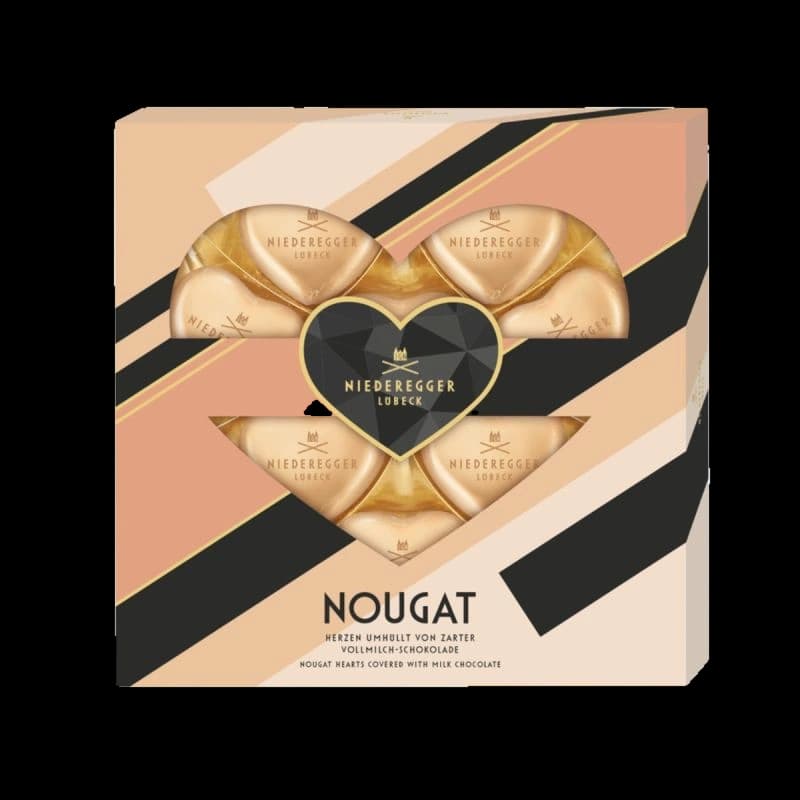 Praline Inimi Nougat in Ciocolata Niedergger