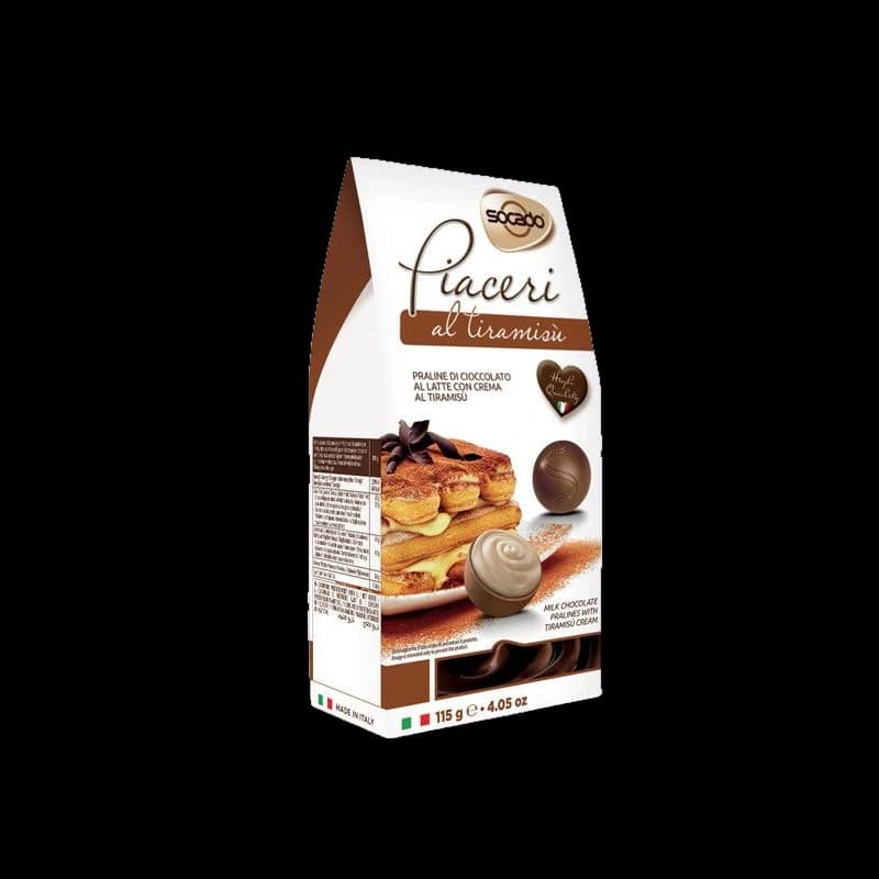 Praline de ciocolată cu lapte si crema tiramisu Socado Piaceri